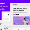 Bluera - Social Media Agency Elementor Template Kit