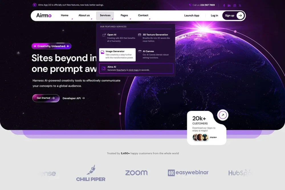 Aimo - AI Agency & Technology WordPress Theme