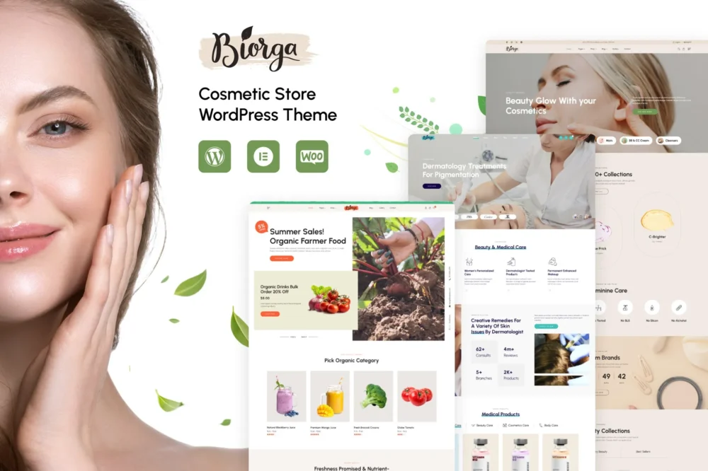 Biorga - Beauty Cosmetic Woocommerce Theme